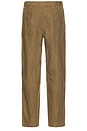 view 2 of 4 Relaxed Heavy Linen Trousers in Army