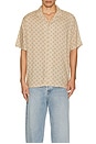 view 4 of 4 Floral Mosaic Shirt in Tan
