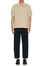 view 4 of 4 Rupert Crochet Knit Shirt in Sand