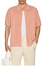 view 3 of 4 Stanley Knit Waffle Shirt in Rose Pink