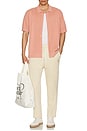 view 4 of 4 Stanley Knit Waffle Shirt in Rose Pink