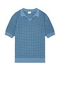 view 1 of 5 Harris Knit Polo in Blue Ocean