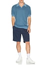 view 5 of 5 Harris Knit Polo in Blue Ocean