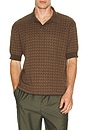 view 4 of 5 Harris Knit Polo in Brown Blend