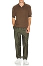 view 5 of 5 Harris Knit Polo in Brown Blend