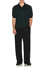 view 4 of 4 Harris Knit Polo in Navy & Forest