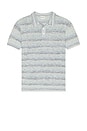 view 4 of 4 Marine Textured Knit Polo in Marine