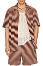 view 1 of 5 STRIPE 셔츠 in Rust