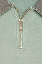 view 5 of 5 Acid Wash Jersey 1/2 Zip Polo in Grey