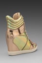 view 4 of 5 Nevan Wedge Sneaker in Gold Hologram