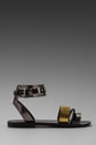 view 2 of 5 Ankle Strap Sandal in Gold Metallic Multi