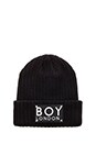 view 4 of 4 Patch Beanie in Black
