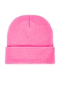 view 3 of 3 Beanie in Rich In Pink