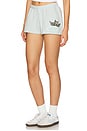view 3 of 6 Ask Me If I Care Kimmy Shorts in Blue