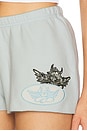 view 6 of 6 Ask Me If I Care Kimmy Shorts in Blue