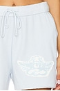 view 6 of 6 Aura Let Love Guide My Way Basic Short in Blue