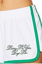 view 6 of 6 Living La Vida Runner Shorts in White