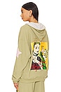 view 1 of 5 DON'T SAY IT DARLING 집업 후드 in Olive