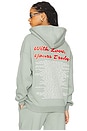 view 1 of 6 Yours Truly Racer Hoodie in Green