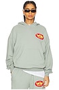 view 2 of 6 Yours Truly Racer Hoodie in Green