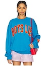 view 1 of 5 Razzle Dazzle Kara Crewneck in Blue