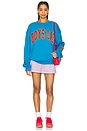 view 4 of 5 Razzle Dazzle Kara Crewneck in Blue