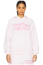 view 1 of 4 Dangerous Affection Racer Hoodie in Pink