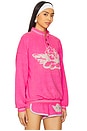view 2 of 5 Cherub University Henley Pullover in Pink