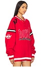 view 2 of 5 Fire Fueler Moto Jordan Pullover in Red
