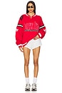 view 4 of 5 Fire Fueler Moto Jordan Pullover in Red