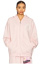 view 3 of 6 Just Fore You Harley Zip Hoodie in Pink