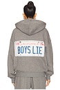view 4 of 5 Driver's License Racer Hoodie in Grey