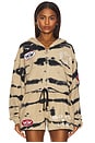 view 2 of 6 I'm The Captain Alex Zip Up Hoodie in Sand