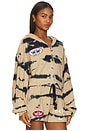 view 3 of 6 I'm The Captain Alex Zip Up Hoodie in Sand