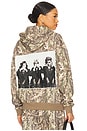 view 3 of 4 Manhunt Racer Hoodie in Camo & Red
