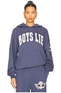 view 1 of 4 in Too Deep Racer Hoodie in Blue