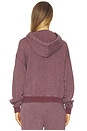 view 3 of 4 Athletics Racer Hoodie in Plum