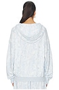 view 3 of 4 Blue Manhunt Racer Hoodie in Blue