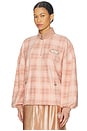 view 2 of 5 On My Team A1 Alex Pullover in Pink Plaid