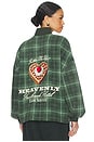 view 1 of 6 ПУЛОВЕР HEAVENLY ROOM SERVICE FLEECE A1 ALEX in Green Plaid
