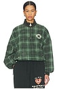 view 2 of 6 ПУЛОВЕР HEAVENLY ROOM SERVICE FLEECE A1 ALEX in Green Plaid