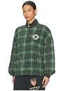 view 3 of 6 ПУЛОВЕР HEAVENLY ROOM SERVICE FLEECE A1 ALEX in Green Plaid