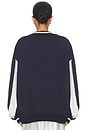 view 3 of 4 ATHLETICS HAYLEY Vネックプルオーバー in Navy Multi