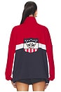 view 5 of 7 Off Duty A1 Alex Crew Sweatshirt in Red, White, & Blue