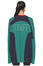 view 3 of 5 Emotional Support Staff Boyfriend V2 Top in Green