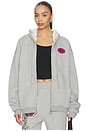view 2 of 7 КУРТКА НА МОЛНИИ CUPIDS CLUB in Heather Grey