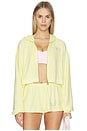 view 1 of 6 Boys Will Be Boys Who Lie Alex Zip Up in Yellow