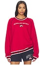 view 1 of 5 SWEAT SPORT KARA CREWNECK in Red