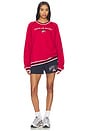 view 4 of 5 SWEAT SPORT KARA CREWNECK in Red