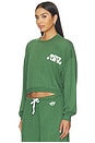 view 2 of 4 Match Point '94 Crepe Kara Crewneck Sweatshirt in Mint